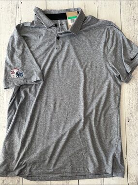 Nike Men’s University of Arizona UofA Gray Heather Performance Polo NEW